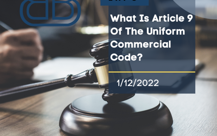 article 9 of the uniform commercial code