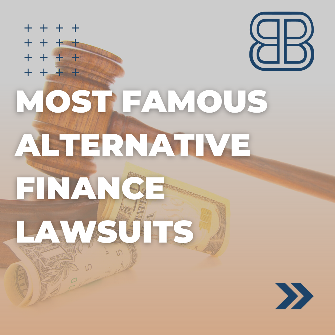 famous alternative finance lawsuits